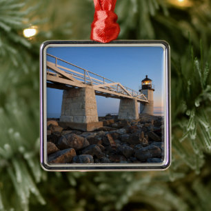 Leuchttürme   Port Clyde Maine Lighthouse Ornament Aus Metall
