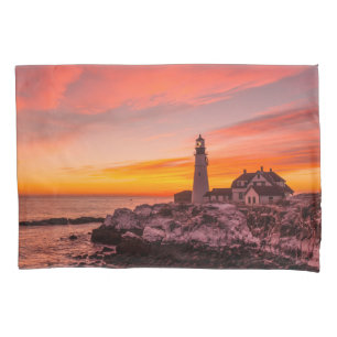 Leuchttürme   Portland Head Cape Elizabeth Maine Kissenbezug