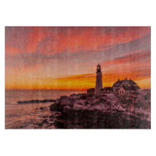 Leuchttürme   Portland Head Cape Elizabeth Maine Schneidebrett