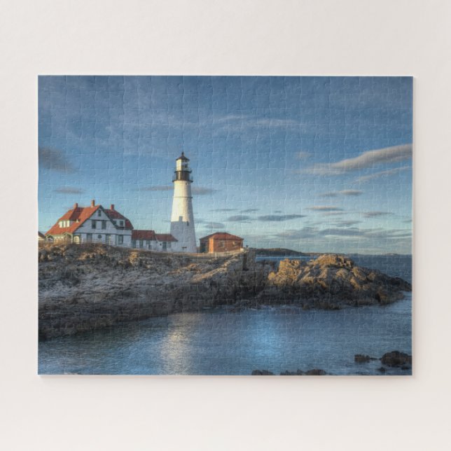 Leuchttürme | Portland Head Light Lighthouse Puzzle (Horizontal)