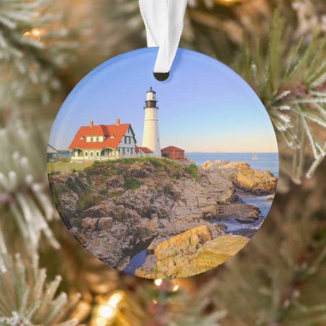 Leuchttürme | Rockport Lighthouse Maine Ornament (Baum)