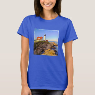 Leuchttürme Rockport Lighthouse Maine T-Shirt