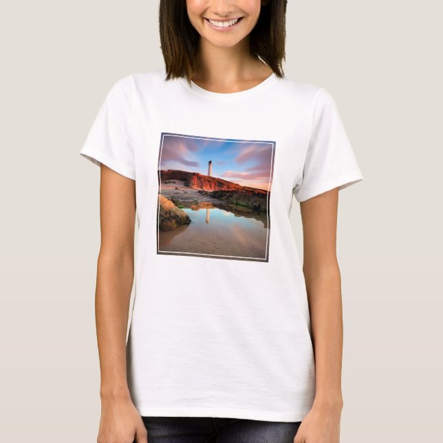 Leuchttürme | Sea Light Lossiemouth Schottland T-Shirt (Vorderseite)