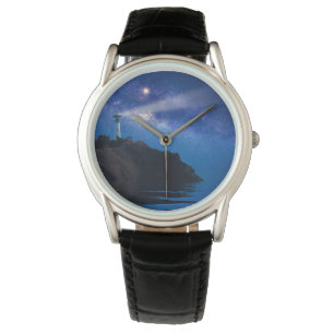 Leuchttürme   Starry Night Lighthouse Armbanduhr