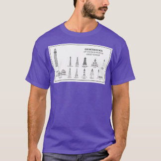 Leuchttürme von USA Gulf Coas T-Shirt