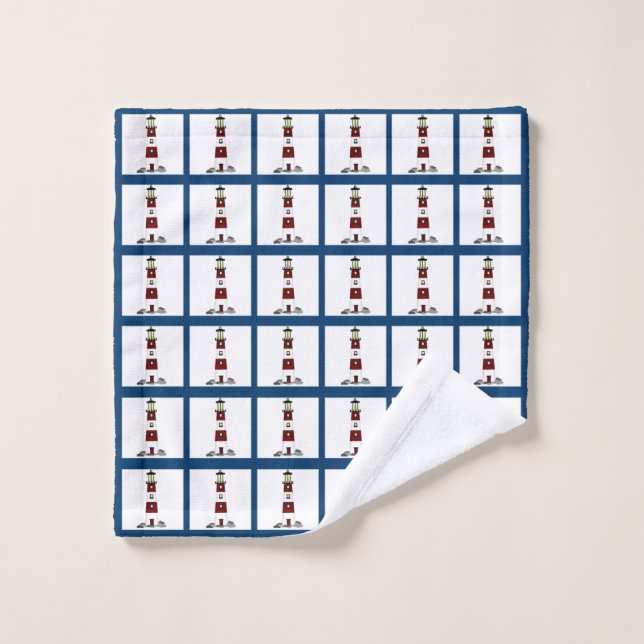 Leuchttürme Washtuch Waschlappen (Waschlappen)