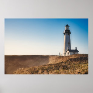 Leuchttürme   Yaquina Head Lighthouse Oregon Poster
