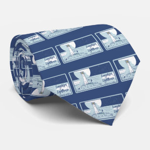 Leuchtturmflächen für Langschiffen Krawatte