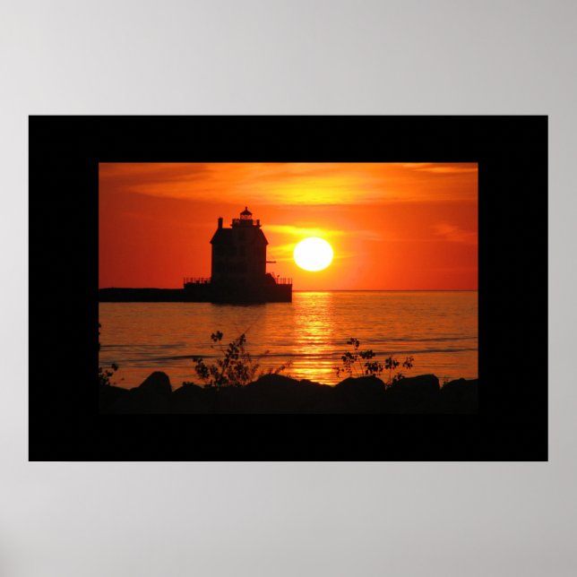 Leuchtturmposter Poster (Vorne)