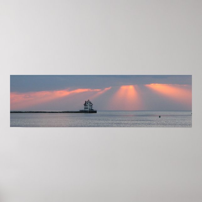 Leuchtturmposter Poster (Vorne)