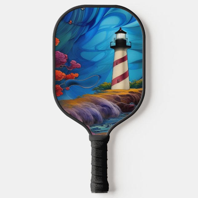 Leuchtturmspitze Pickleball Schläger (Vorderseite)