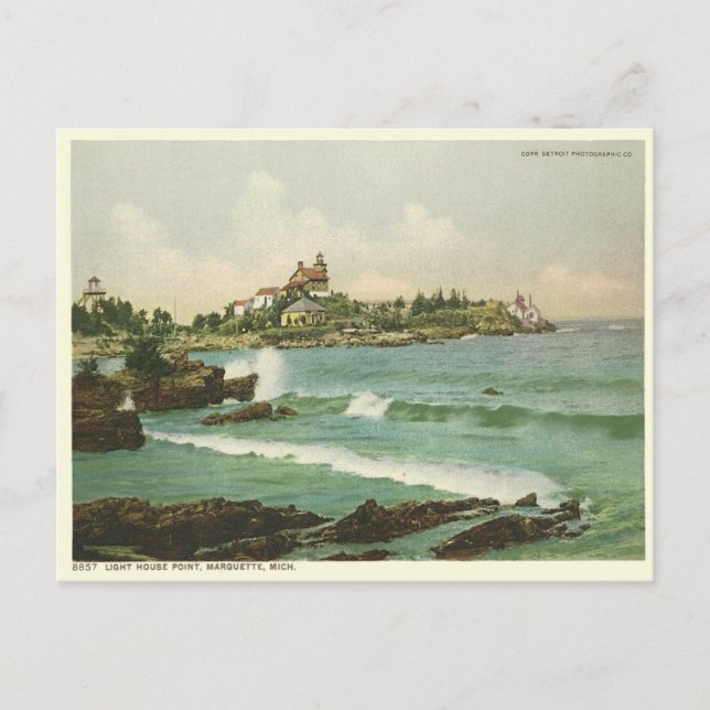 Leuchtturmspitze Postkarte (Vorderseite)