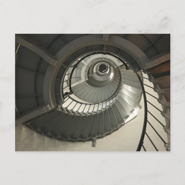 Leuchtturmtreppen Nr. 1 Postkarte (Vorderseite)