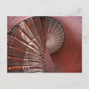 Leuchtturmtreppen Postkarte