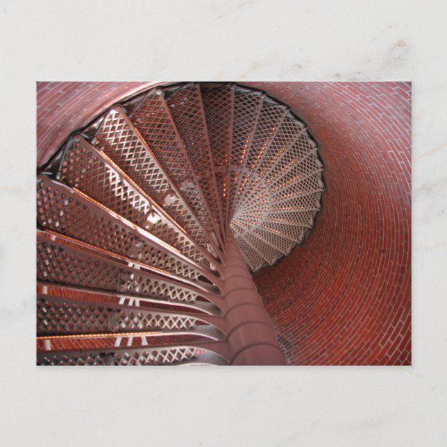 Leuchtturmtreppen Postkarte (Vorderseite)