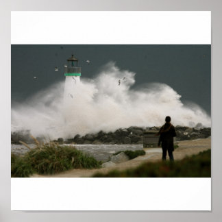 LeuchtturmWavelarge Poster