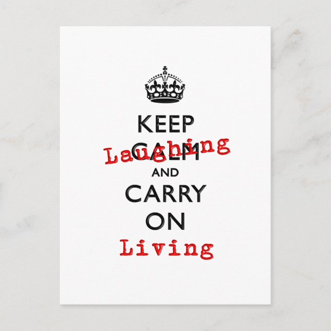 LEUCHTUNG behalten Postkarte (Vorderseite)