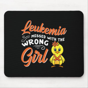 Leukämie aus den falschen Girl Chick Awarenes Mousepad