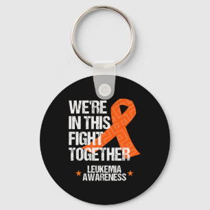 Leukämie Awareness Family Fight Orange Ribbon Gif Schlüsselanhänger
