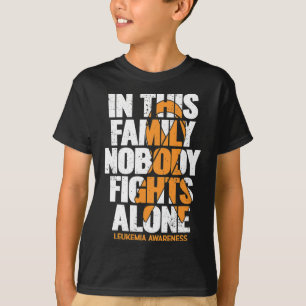 Leukämie Awareness Family Unterstützung Leukemia A T-Shirt