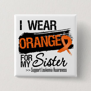Leukämie-Band für meine Schwester Button