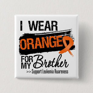 Leukämie-Band für meinen Bruder Button
