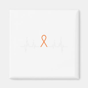 Leukämie Bewusstsein Blutes Krebs Orangen Bandonhö Magnet