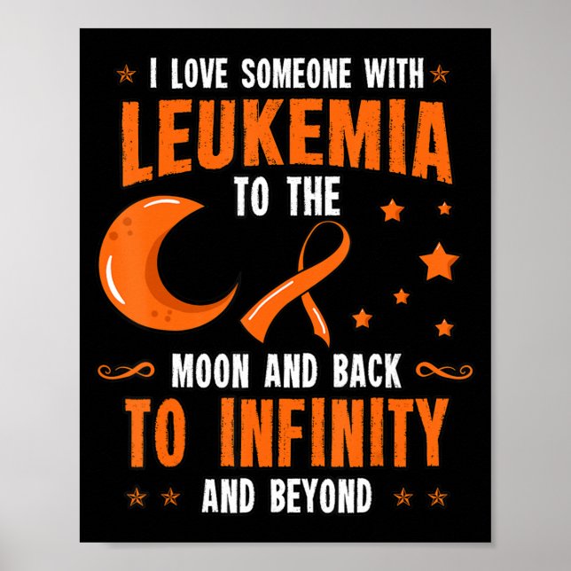 Leukämie Bewusstsein Blutzellen Knochenmark Gesche Poster (Vorne)