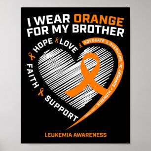 Leukämie Bewusstsein Brüder Kinder Leukämie Poster