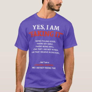Leukämie Bewusstsein, dass ich es in dieser Famili T-Shirt