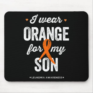 Leukämie Bewusstsein, dass ich Orange Ribbon für m Mousepad