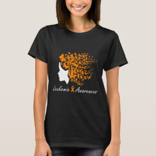 Leukämie Bewusstsein - Frauen Schmetterlinge Haare T-Shirt