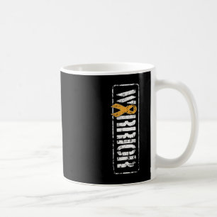 Leukämie - Bewusstsein für Krebs - Militärischer K Kaffeetasse