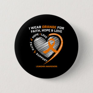 Leukämie Bewusstsein Glaube Hoffnung Liebe Leukämi Button