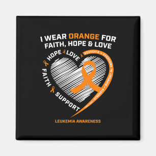 Leukämie Bewusstsein Glaube Hoffnung Liebe Leukämi Magnet