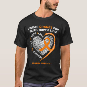 Leukämie Bewusstsein Glaube Hoffnung Liebe Leukämi T-Shirt