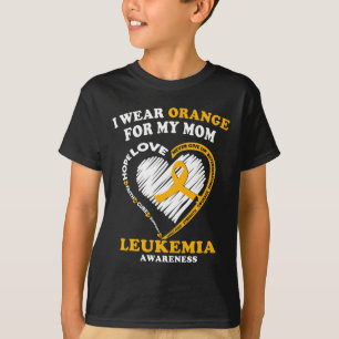 Leukämie Bewusstsein - Ich trage Orange für meine T-Shirt