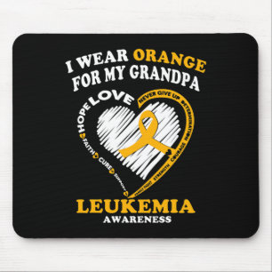 Leukämie Bewusstsein - Ich trage Orange für meinen Mousepad