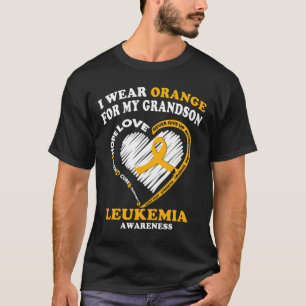 Leukämie Bewusstsein - Ich trage Orange für meinen T-Shirt