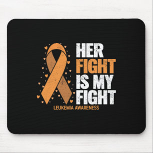 Leukämie Bewusstsein Ihr Kampf ist meine Bekämpfun Mousepad