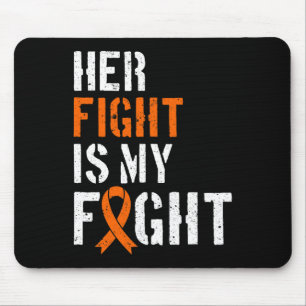 Leukämie Bewusstsein Ihr Kampf ist meine Unterstüt Mousepad