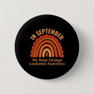 Leukämie Bewusstsein im September tragen wir Orang Button