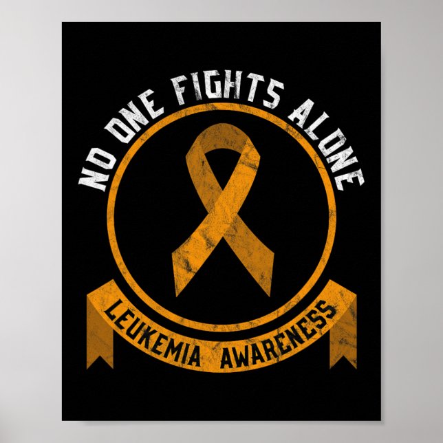 Leukämie Bewusstsein Kampf gegen den Stigma Blutkr Poster (Vorne)