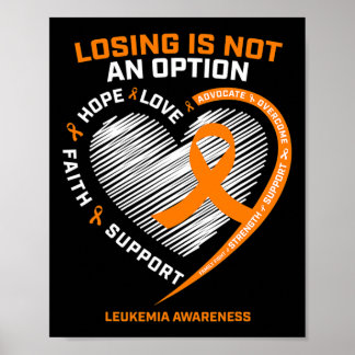 Leukämie Bewusstsein kämpfen Geschenke Männer Frau Poster