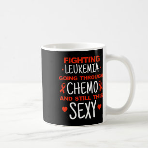 Leukämie Bewusstsein Krebs Krieger kämpfen Leukemi Kaffeetasse