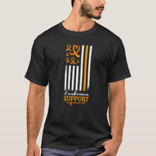Leukämie Bewusstsein Leukämie Unterstützung Quadra T-Shirt