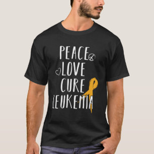 Leukämie Bewusstsein Liebe Friedensstiftung Leukäm T-Shirt