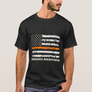 Leukämie-Bewusstsein Lustig Amerika USA-Flagge Tea T-Shirt