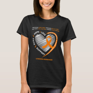 Leukämie Bewusstsein Männer Frauen Kinder Familie T-Shirt