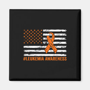 Leukämie Bewusstsein Monat Orange Ribbon USA Magnet